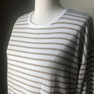 Never worn stripped long sleeve tee